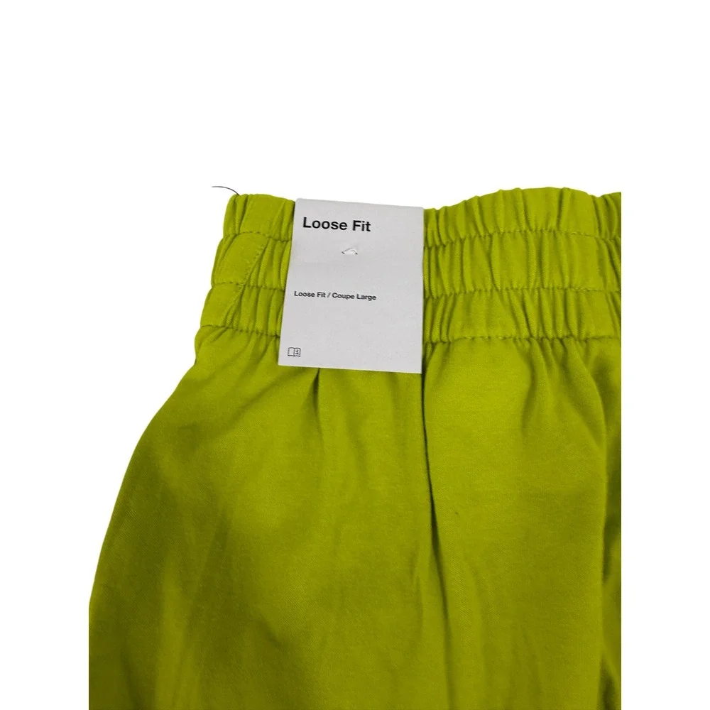 Nike Big Kids Dri-FIT High Waisted Training Shorts Girls‎ S Green New DX4965-308